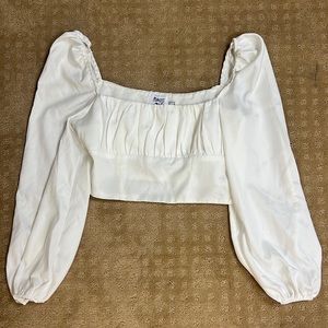 Princess Polly corset long sleeve blouse